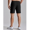 COOFANDY Mens Golf Shorts 7″ Lightweight Elastic Waistband Casual Shorts(Black)