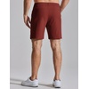 COOFANDY Mens Golf Shorts 7″ Lightweight Elastic Waistband Casual Shorts(Wine Red)