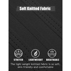 COOFANDY Mens Knit Polo Shirts Short Sleeve Button Down Textured Polo Shirt(Black)