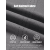 COOFANDY Mens Knit Polo Shirts Short Sleeve Button Down Textured Polo Shirt(Dark Grey)