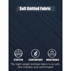 COOFANDY Mens Knit Polo Shirts Short Sleeve Button Down Textured Polo Shirt(Navy Blue)