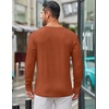 COOFANDY Men’s Long Sleeve Tee Shirts Crew Neck Casual Soft Tees(Caramel)