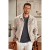 COOFANDY Men’s Long Sleeve Tee Shirts Crew Neck Casual Soft Tees(Dark Grey)