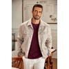COOFANDY Men’s Long Sleeve Tee Shirts Crew Neck Casual Soft Tees(Heather Burgundy)