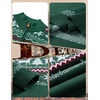 COOFANDY Mens Ugly Christmas Sweater Quarter Zip Holiday Xmas Knit Pullover(C-christmas Tree Deer (Forest Green))