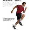 COOFANDY Men’s Workout T-Shirts 3 Pack Quick Dry Athletic T-Shirts(Z-true Grey/Midnight Blue/Deep Red-3 Pack)