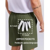 COOFANDY Men Casual Shorts 7″ Stretch Quick Dry Golf Shorts with 4 Pockets(Army Green)