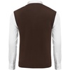 COOFANDY Men’s Sleeveless V Neck Pullover Sweater Argyle Knit Vest Sweaters(Gw602 Brown and Khaki)