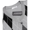 COOFANDY Men’s Sleeveless V Neck Pullover Sweater Argyle Knit Vest Sweaters(Light Grey)