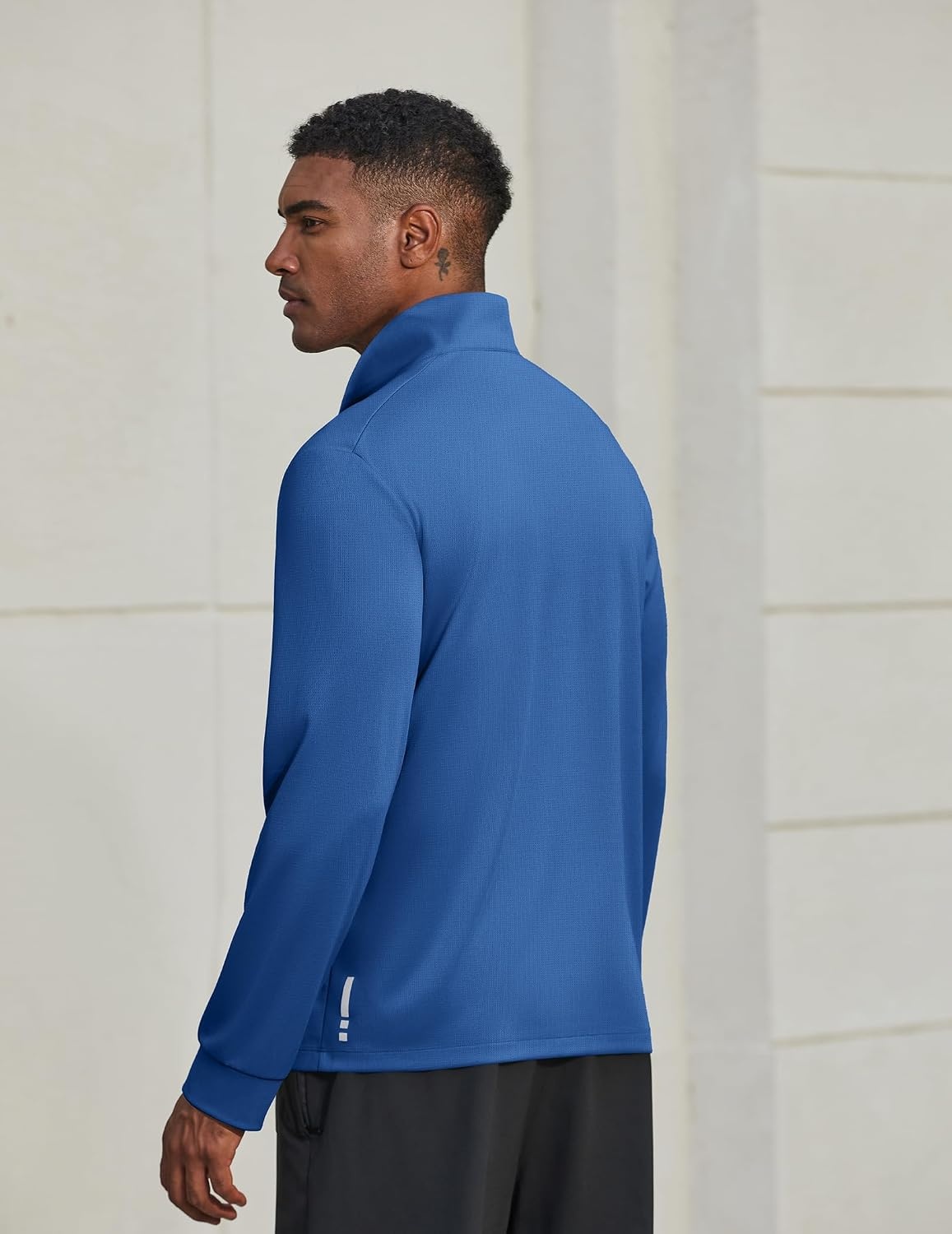 image:imageCOOFANDY Mens Quarter Zip Pullover UPF 50 Athletic Running ShirtsBlue