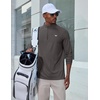 COOFANDY Men’s Quarter Zip Pullover Long Sleeve UPF 50+ Sun Protection Athletic Shirts(Dark Grey)