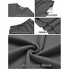 COOFANDY 2 Piece Men’s Tracksuits Set Cotton Long Sleeve Sweatsuit Pullover with Jogging Pants Casual Athletic Outfits(Dark Gray)