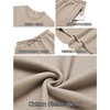 COOFANDY 2 Piece Men’s Tracksuits Set Cotton Long Sleeve Sweatsuit Pullover with Jogging Pants Casual Athletic Outfits(Light Khaki)
