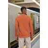 COOFANDY Henley Shirts for Men Casual T-Shirts Henley Long Sleeve Shirts(Caramel)