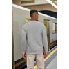 COOFANDY Henley Shirts for Men Casual T-Shirts Henley Long Sleeve Shirts(Light Grey)