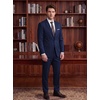 COOFANDY Men’s 2 Piece Suits Classic Fit One Button Suits Tuxedo Jacket(Navy Blue)