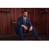 COOFANDY Men’s 2 Piece Suits Classic Fit One Button Suits Tuxedo Jacket(Navy Blue)