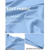 COOFANDY Men’s T Shirt Short Sleeve Casual T-Shirts Crew Neck Basic Tee Shirts(Light Blue)