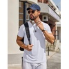 COOFANDY Men’s T Shirt Short Sleeve Casual T-Shirts Crew Neck Basic Tee Shirts(White)