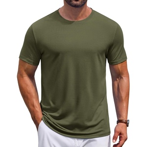 COOFANDY Men’s T Shirt Short Sleeve Casual T-Shirts Crew Neck Basic Tee Shirts(Army Green)