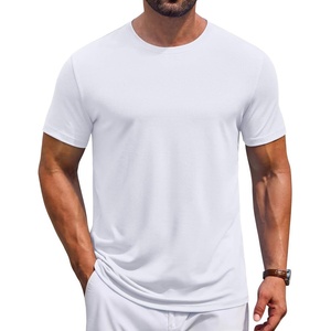 COOFANDY Men’s T Shirt Short Sleeve Casual T-Shirts Crew Neck Basic Tee Shirts(White)
