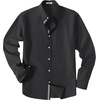 COOFANDY Men’s Oxford Shirt Long Sleeve Casual Button Down Dress Shirt(Black)