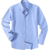 COOFANDY Men’s Oxford Shirt Long Sleeve Casual Button Down Dress Shirt(Light Blue)
