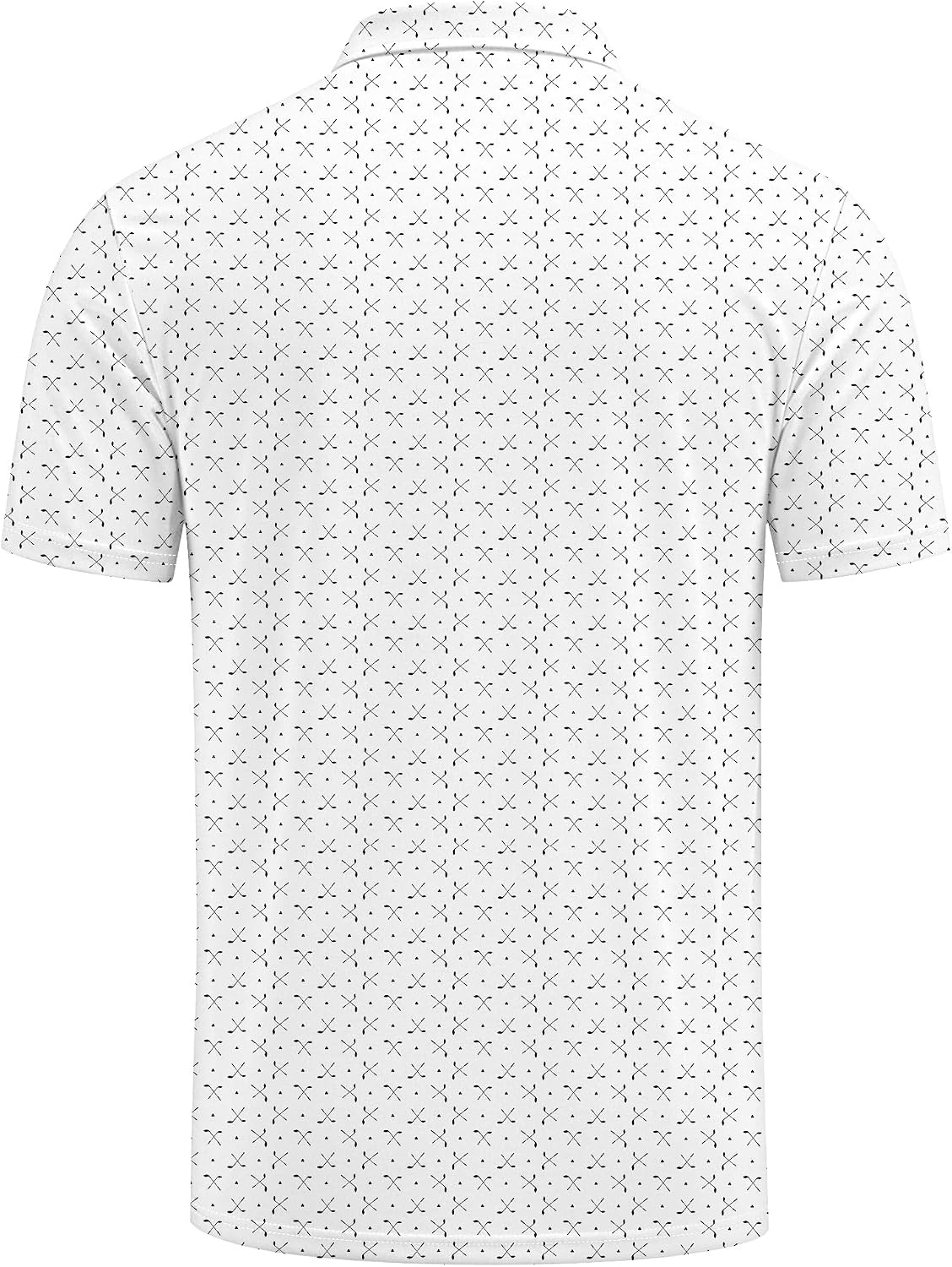 image:imageCOOFANDY Mens Golf Polo Shirts Short Sleeve Quick Dry Casual Collared ShirtWhite Golf Clubs