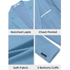 COOFANDY Mens Blazer Casual Sport Coats Lightweight Sports Jacket(Light Blue)
