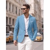 COOFANDY Mens Blazer Casual Sport Coats Lightweight Sports Jacket(Light Blue)