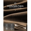 COOFANDY Men’s Corduroy Pant Straight Fit Flat Front Casual Dress Slacks(Brown)