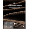 COOFANDY Men’s Corduroy Pant Straight Fit Flat Front Casual Dress Slacks(Dark Brown)