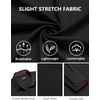 COOFANDY Men’s Dress Shirts Stretch Long Sleeve Casual Button Down Shirts(Black)