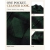 COOFANDY Mens Flannel Shirts Long Sleeve Plaid Button Down Shirt Jackets(Green Black Plaid)