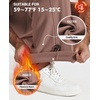 COOFANDY Men’s Fleece Cargo Sweatpants Baggy Wide Leg Joggers with Pockets(Light Smoky Brown)