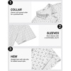 COOFANDY Mens Golf Polo Shirts Short Sleeve Quick Dry Casual Collared Shirt(White Golf Clubs)