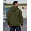 COOFANDY Men’s Hoodie Pullover Hooded Sweatshirt Casual Fashion Solid Fall(Army Green)