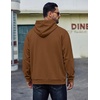 COOFANDY Men’s Hoodie Pullover Hooded Sweatshirt Casual Fashion Solid Fall(Light Brown)