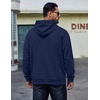 COOFANDY Men’s Hoodie Pullover Hooded Sweatshirt Casual Fashion Solid Fall(Navy Blue)
