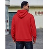 COOFANDY Men’s Hoodie Pullover Hooded Sweatshirt Casual Fashion Solid Fall(True Red)