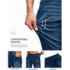 COOFANDY Mens Jeans Relaxed Fit Stretch Denim Straight Leg Casual Pants(Light Washed Blue)