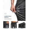 COOFANDY Mens Jeans Relaxed Fit Stretch Denim Straight Leg Casual Pants(Smoky Grey)