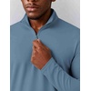 COOFANDY Mens Quarter Zip Pullover Golf Shirt Running Sweatshirt For Men(Deep Blue)