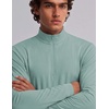 COOFANDY Mens Quarter Zip Pullover Golf Shirt Running Sweatshirt For Men(Green)