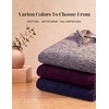 COOFANDY Men’s Quarter Zip Pullover Sweater Regular Fit Fleece Sweatshirt(Dark Grey)