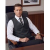 COOFANDY Mens Suit Vest Business Casual Dress Vest Wedding Prom Waistcoat(Gray)