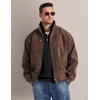 COOFANDY Mens Sweater Cable Knit V Neck Quarter Button Henley Long Sleeve(Black)