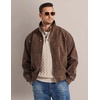 COOFANDY Mens Sweater Cable Knit V Neck Quarter Button Henley Long Sleeve(Light Khaki)