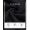 COOFANDY Men’s Sweater Vest Wool Blended Casual Sleeveless Knit Pullover(A-black)