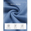 COOFANDY Men’s Sweater Vest Wool Blended Casual Sleeveless Knit Pullover(Blue)